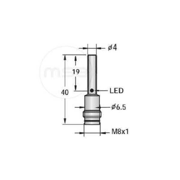 SISF1-D041.5N-OPU3 габариты